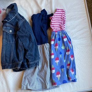 Gymboree/Carters Dresses and Gap Jean Jacket